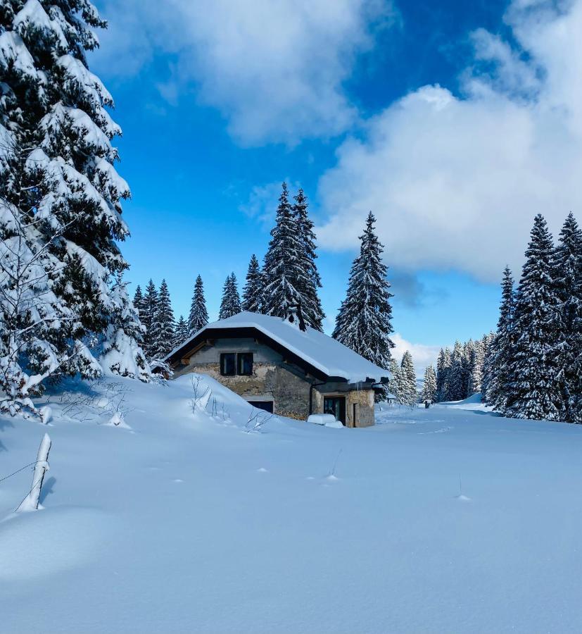 La Loge De La Dolarde - Chambre Nord-Est Hotel Prémanon Buitenkant foto